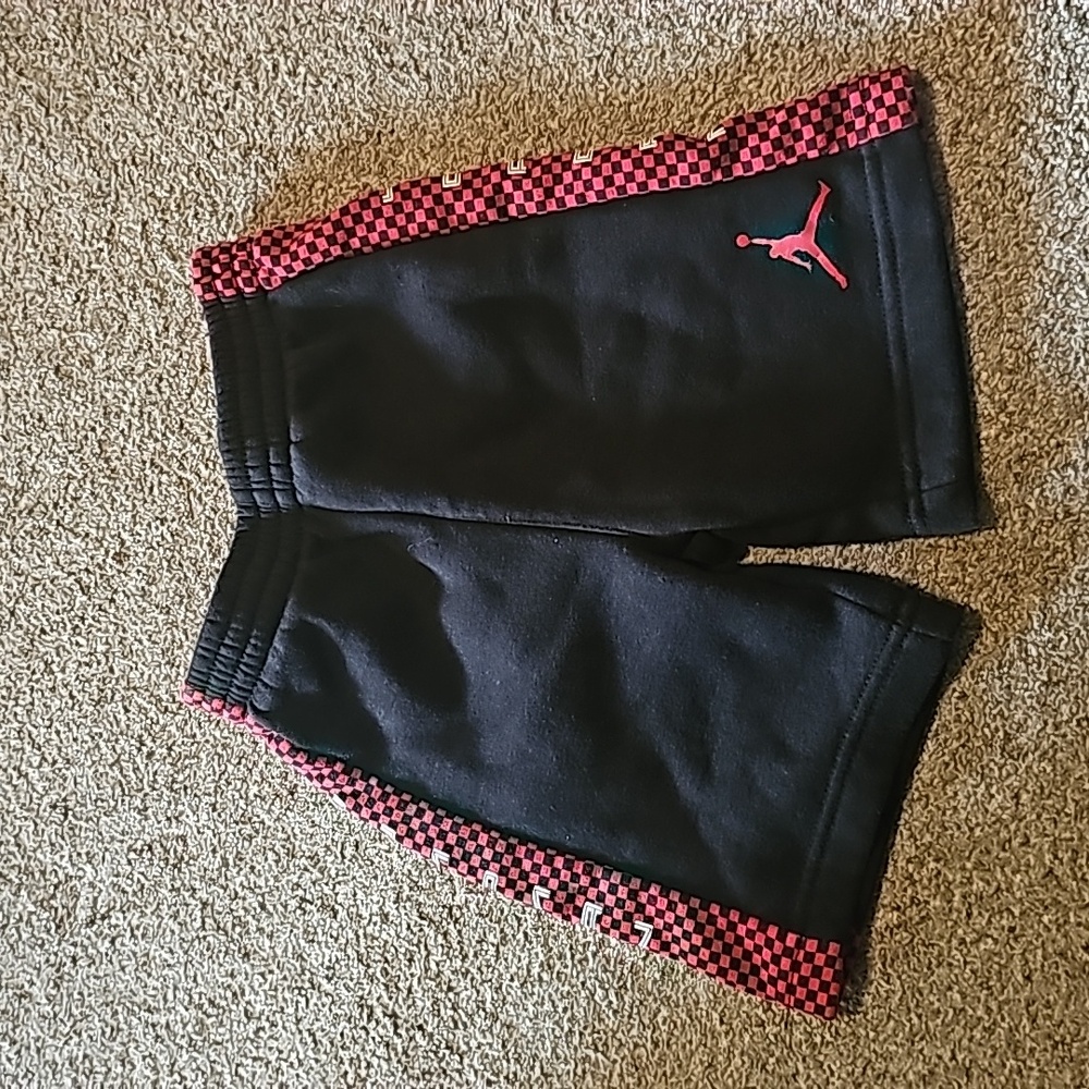 Black and Red Jordan Shorts - Kids size 4T